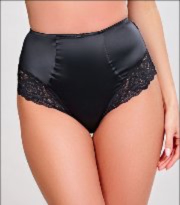 Quinn высокие трусы 9245(Black)
